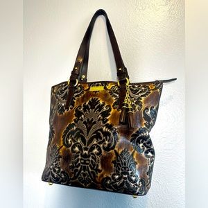 Brahmin Espresso Fresco medium Asher tote